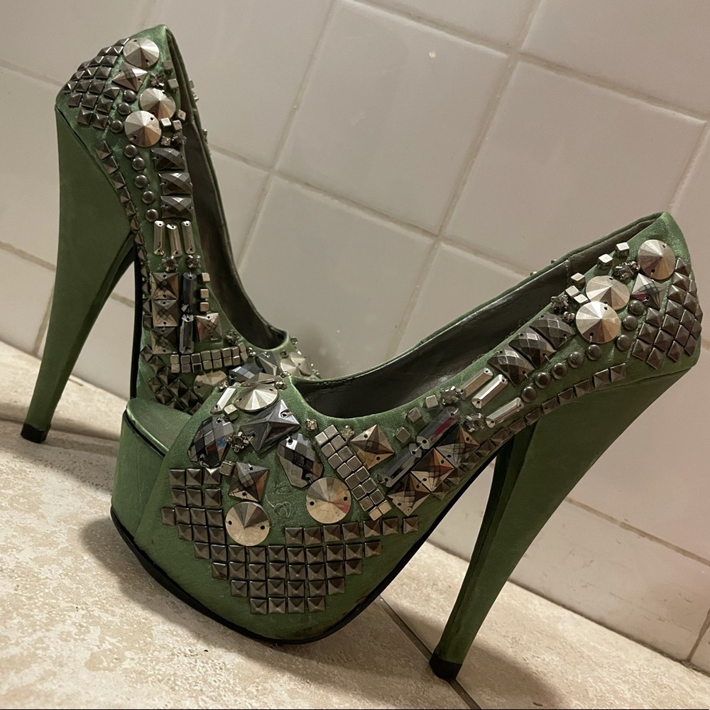 Green heels